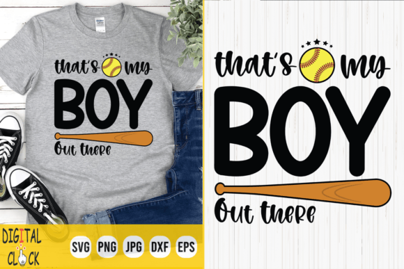 Download Softball That's My Boy out There Svg - Premium Resources