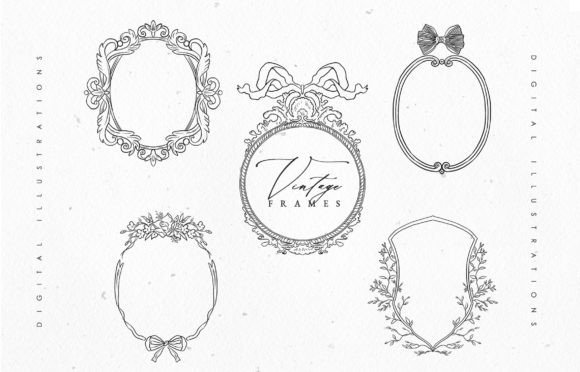 Download Vintage Floral Frames Vol.3 - Floral Collection