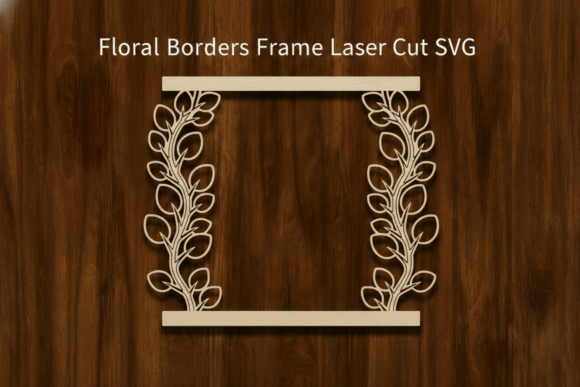 Download Floral Frame Laser Cut SVG - Floral Collection