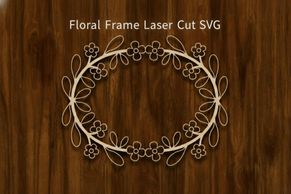 Download Floral Frame Laser Cut SVG - Floral Collection