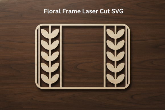 Download Floral Frame Laser Cut SVG - Floral Collection