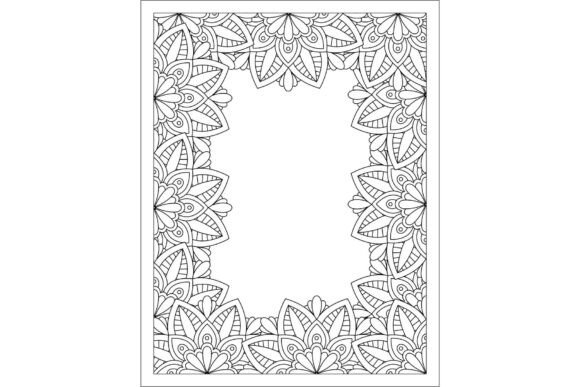 Download Floral Mandala Frame Coloring Pages - Floral Collection