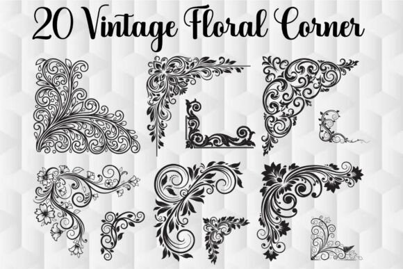 Download Vintage Floral Corner - Floral Collection