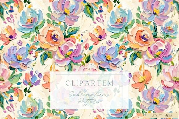 Download Colorful Peony Floral Seamless Pattern - Floral Collection