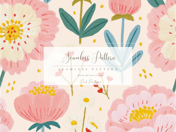 Download Blush Peony Floral Seamless Pattern - Floral Collection
